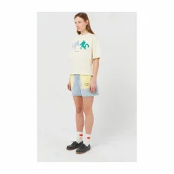 T-shirt Chevaux Coton Bio x Smallable | Ecru
