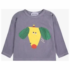 T-Shirt Chien Coton Bio | Gris