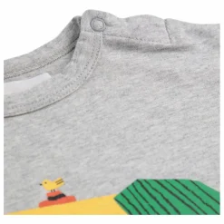 T-Shirt Chien Coton Bio | Gris chiné