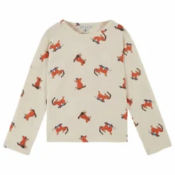 T-shirt Chien Skateur | Ecru