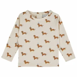 T-shirt Chiens Coton Bio | Ecru