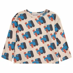 T-shirt Chiens Coton Bio | Beige
