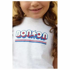 T-shirt Chiné Tubo Bonton | Gris