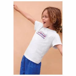 T-shirt Chiné Tubo Bonton | Gris