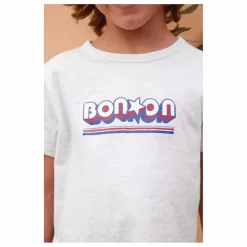 T-shirt Chiné Tubo Bonton | Gris