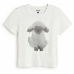 T-shirt Cloud Sheep Ida Coton Bio | Blanc