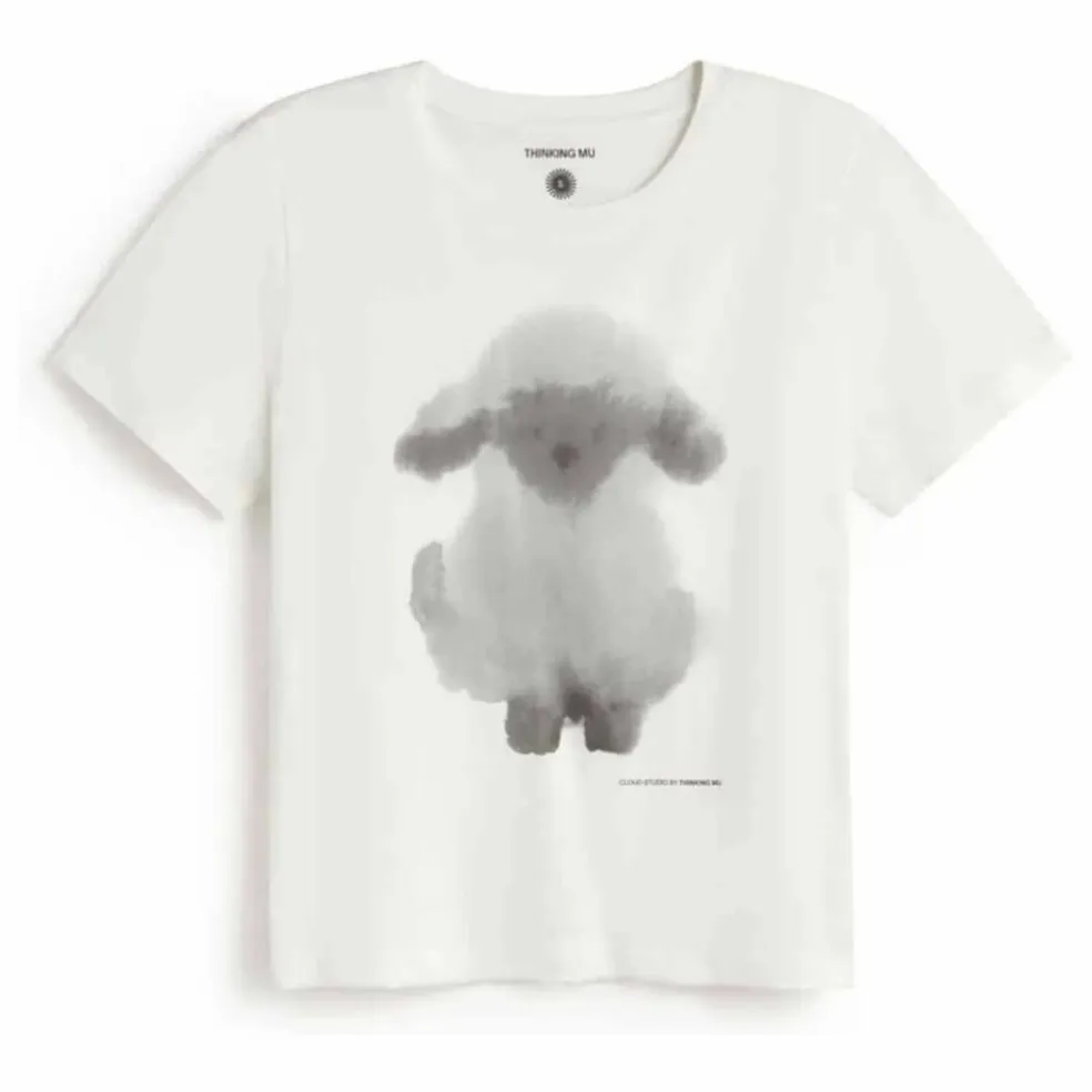 T-shirt Cloud Sheep Ida Coton Bio | Blanc