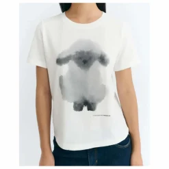 T-shirt Cloud Sheep Ida Coton Bio | Blanc