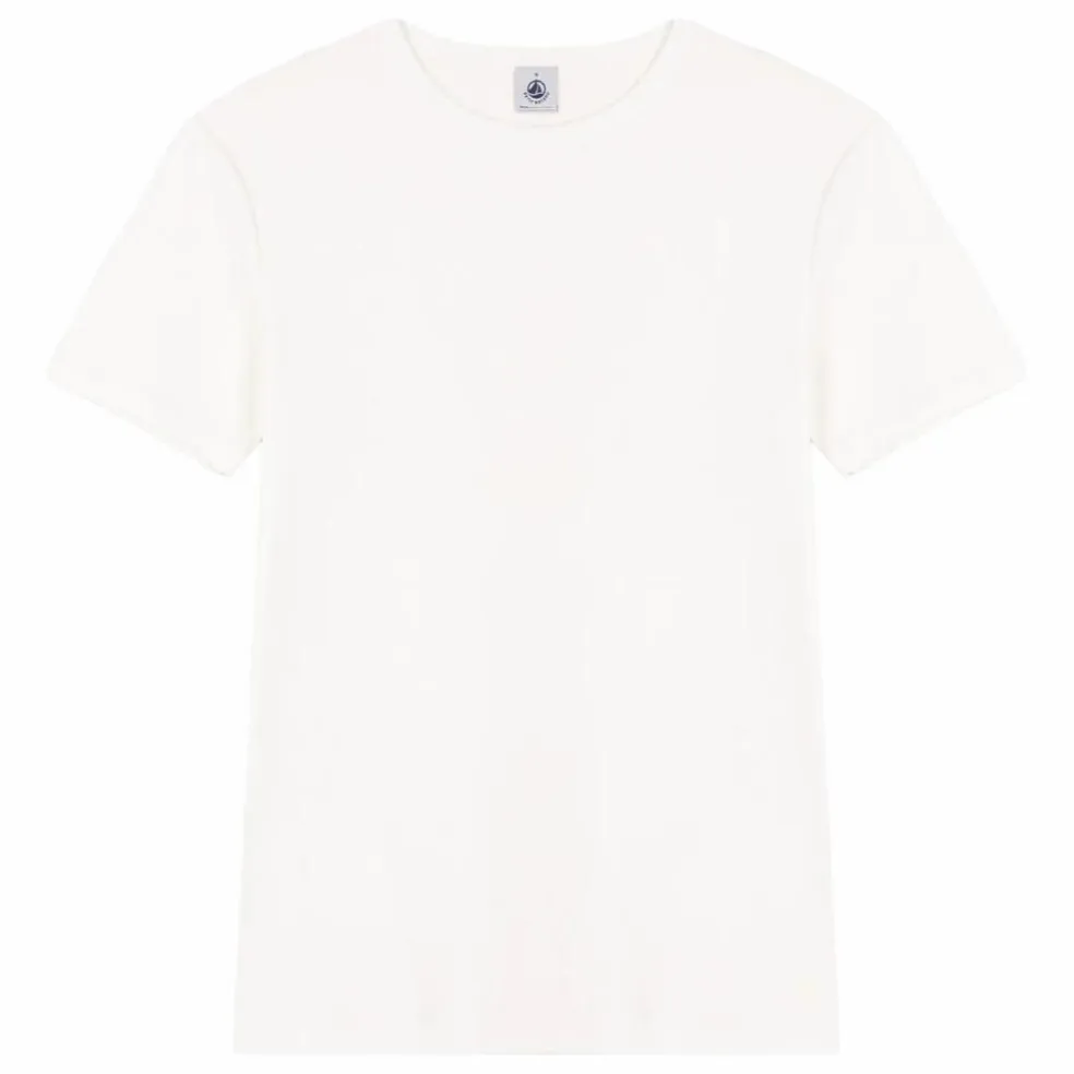 T-Shirt Cocotte Col Rond Coton Bio | Blanc