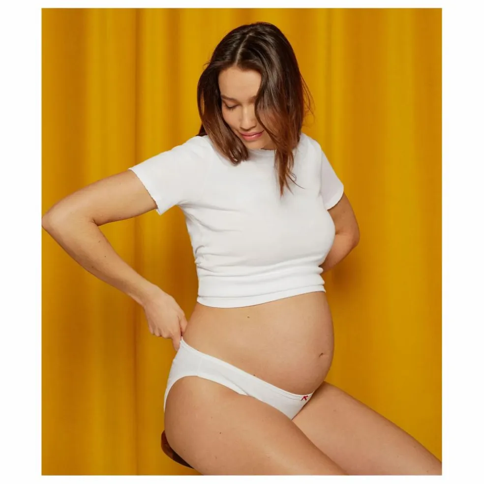 T-Shirt Cocotte Col Rond Coton Bio | Blanc
