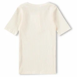 T-shirt Col Boutonné Côtelé Rosey | Ivoire