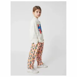 T-shirt Col Montant Chien Coton Bio | Ecru