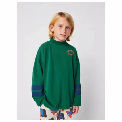 T-shirt Col Montant Tic Tac Toe Coton Bio | Vert