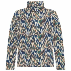 T-shirt Col Roulé Aurelia | Bleu
