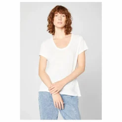 T-shirt Col U Jacksonville | Blanc
