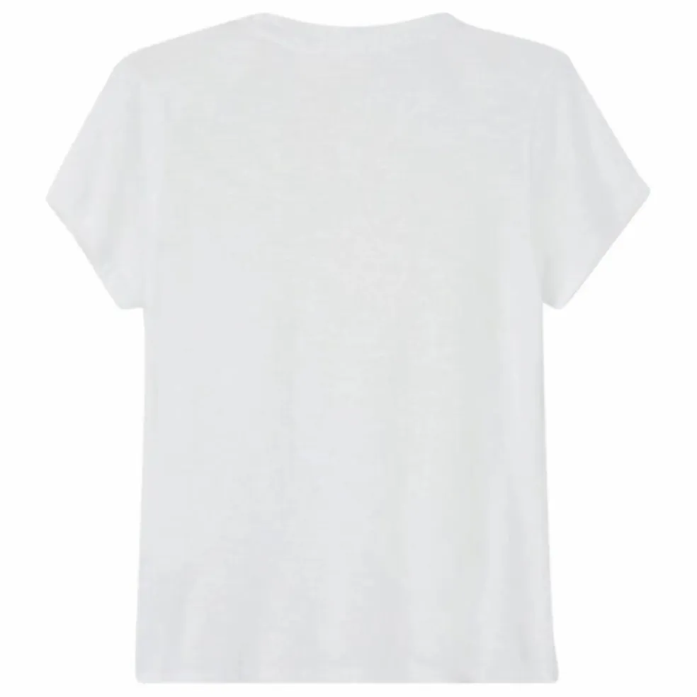 T-shirt Col U Jacksonville | Blanc