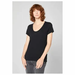 T-shirt Col U Jacksonville | Noir
