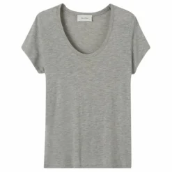 T-shirt Col U Jacksonville | Gris chiné