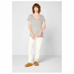 T-shirt Col U Jacksonville | Gris chiné
