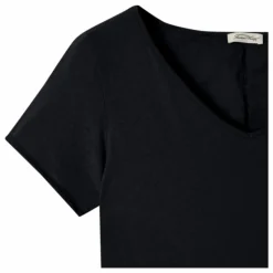 T-shirt Col V Aksun | Noir