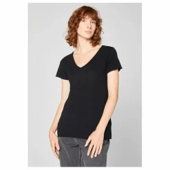 T-shirt Col V Jacksonville | Noir