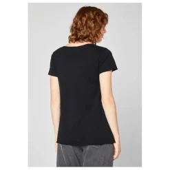 T-shirt Col V Jacksonville | Noir