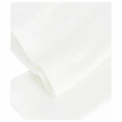 T-shirt Col Volants Coton Bio | Blanc