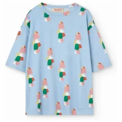T-shirt Collie Coton Bio | Bleu ciel
