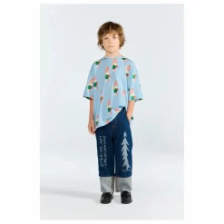 T-shirt Collie Coton Bio | Bleu ciel