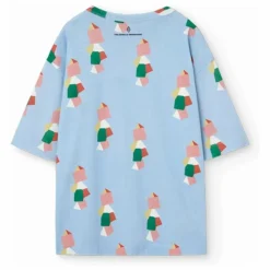 T-shirt Collie Coton Bio | Bleu ciel