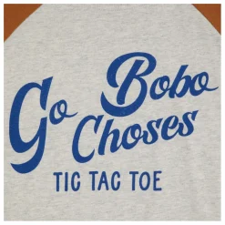 T-shirt Colorblock Bobo Choses Coton Bio | Gris chiné