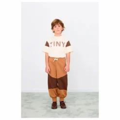 T-shirt Colorblock Coton Bio | Crème
