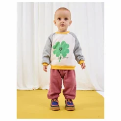 T-shirt Colorblock Trèfle Coton Bio | Ecru
