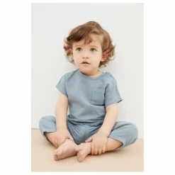 T-Shirt Coton Bio Olivia | Bleu