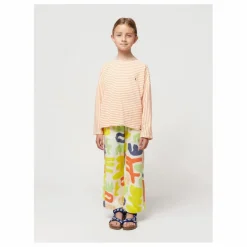 T-Shirt Coton Bio Rayé | Orange