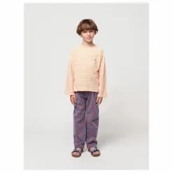 T-Shirt Coton Bio Rayé | Orange