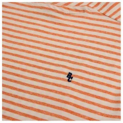 T-Shirt Coton Bio Rayé | Orange
