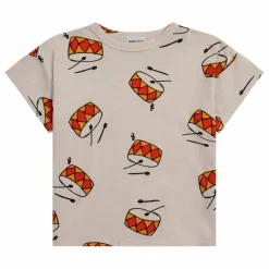 T-Shirt Coton Bio Tambours | Gris