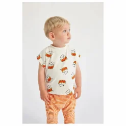T-Shirt Coton Bio Tambours | Ecru
