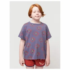 T-Shirt Coton Bio Visages | Gris anthracite