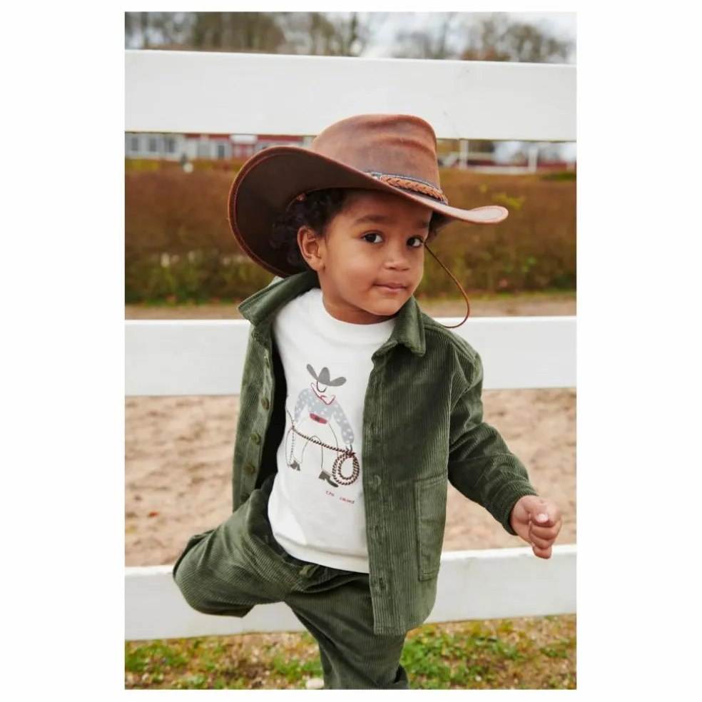 T-shirt Cowboy Coton Bio | Crème