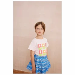 T-shirt Crop Coton Bio | Rose pâle
