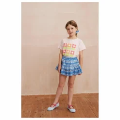 T-shirt Crop Coton Bio | Rose pâle