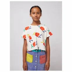 T-Shirt Crop Joy Coton Bio | Ecru