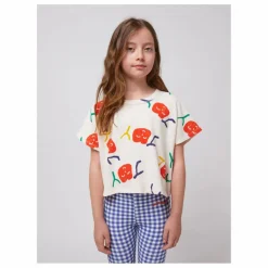 T-Shirt Crop Joy Coton Bio | Ecru