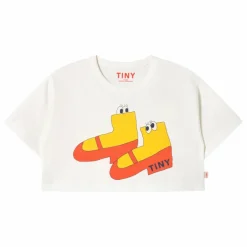 T-shirt Crop Walk Coton Bio | Ecru