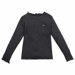 T-shirt Côtelé | Gris foncé
