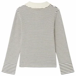 T-shirt Côtelé Juanna Rayé | Ecru