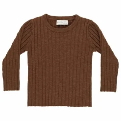 T-shirt Côtelé Maille | Marron