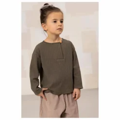 T-shirt Côtelé Orso Coton Bio | Taupe